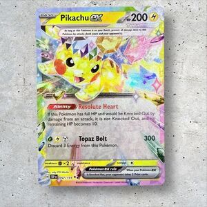 Pikachu ex 057/191 Sv08: Surging Sparks Holo